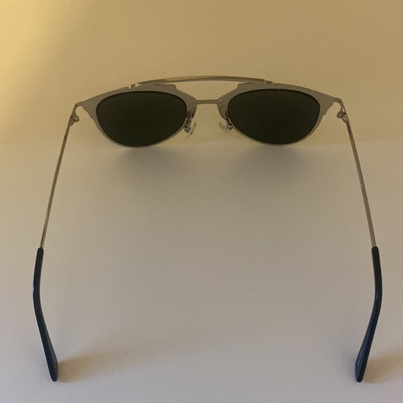 AQS Al009-52-12-144 ALFIE 52MM Aviator Sunglasses Silver-Tone Purple Lenses - Picture 5 of 5